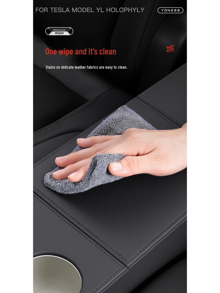 Tesla Model Y Six-Seater Second Row Middle Aisle Storage Box - Interior Accessory