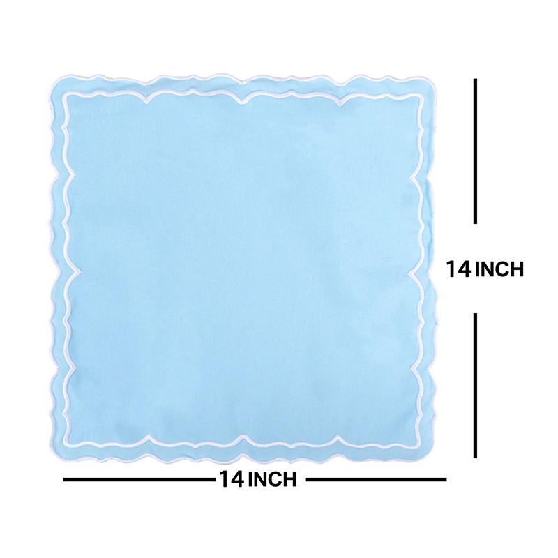 1Pc Lotus Placemats Cotton Napkins Table Dinner Cloth Reusable for Banquet Wedding Table Decor Embossed Flower Shaped Place Mats