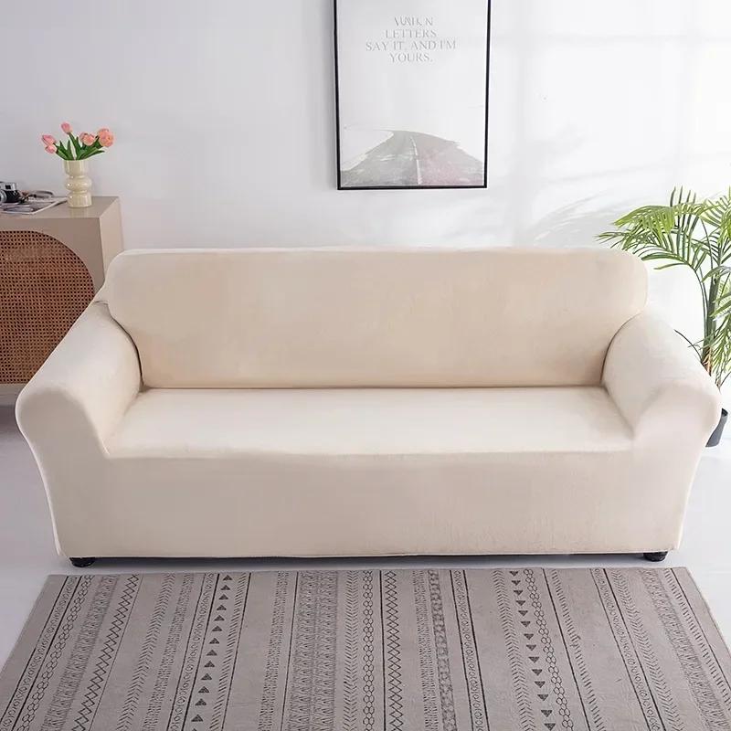 

Чехол для дивана Silver Fox Velvet All-inclusive, эластичный, для шезлонга, подлокотника, для дивана, защитный, мягкий, против царапин от кошек и домашних животных, чехол для дивана 90-140cm