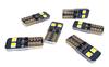 6 Pcs LED Bulb T10, W5W 12V-18V 3W CANBUS 320lm Off-Road