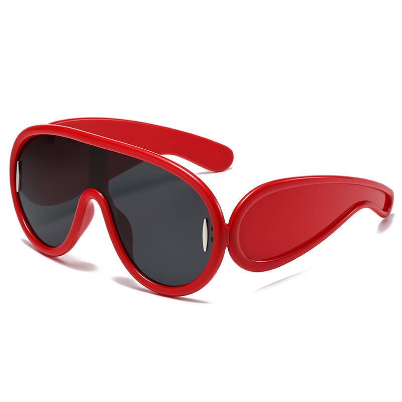 Trendy European-American Hip Hop Toad Frame Sunglasses