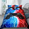 Gamepad Warm Comforter Cover R Beding Set Tens Video with Soft Fabric Duvet For Youth Children Kids Young Boys Modern Controler Bedspread