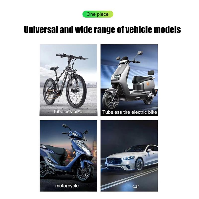 4PCS Night Glowing Car Motorcycle Bicycle Wheel Styling Tyre Hub Universal Cap Decor Penguin Luminous Valve Caps