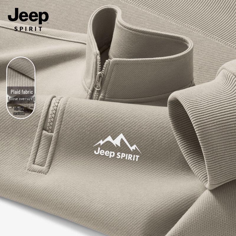 JEEP SPIRIT Men's High Street Pullover Sweatshirt