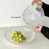 Irregular Ice Pattern Glass Dessert Salad Bowl