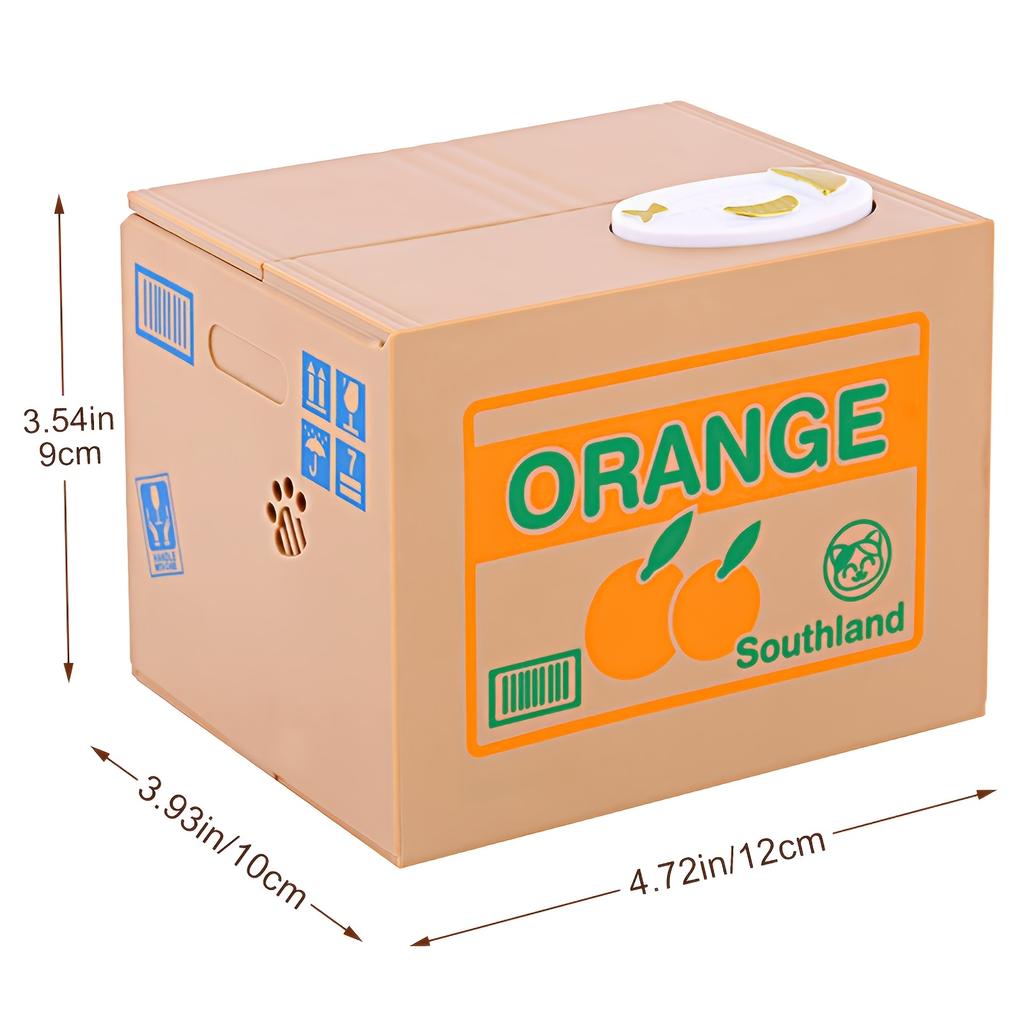 Creative Electronic Money Bank Eat Money Cat Money Bank Cute Toys Children's Gifts Coin Savings Desktop Decorations