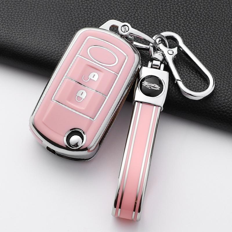 Mode TPU Autosleutelhoes Cover Shell Voor Range Rover Sport Vouge Land Rover Discovery 3 2006 2007 2008 2009 Keyless Accessoires
