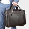 Premium Men's Leather Laptop Briefcase