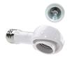 Aiwode LED Bulb Socket, Adjustable, E26 To E26, 15° Swivel, 320° Rotation, Compatible with Standard Bulb Bases, Indoor Use, White, 1pc