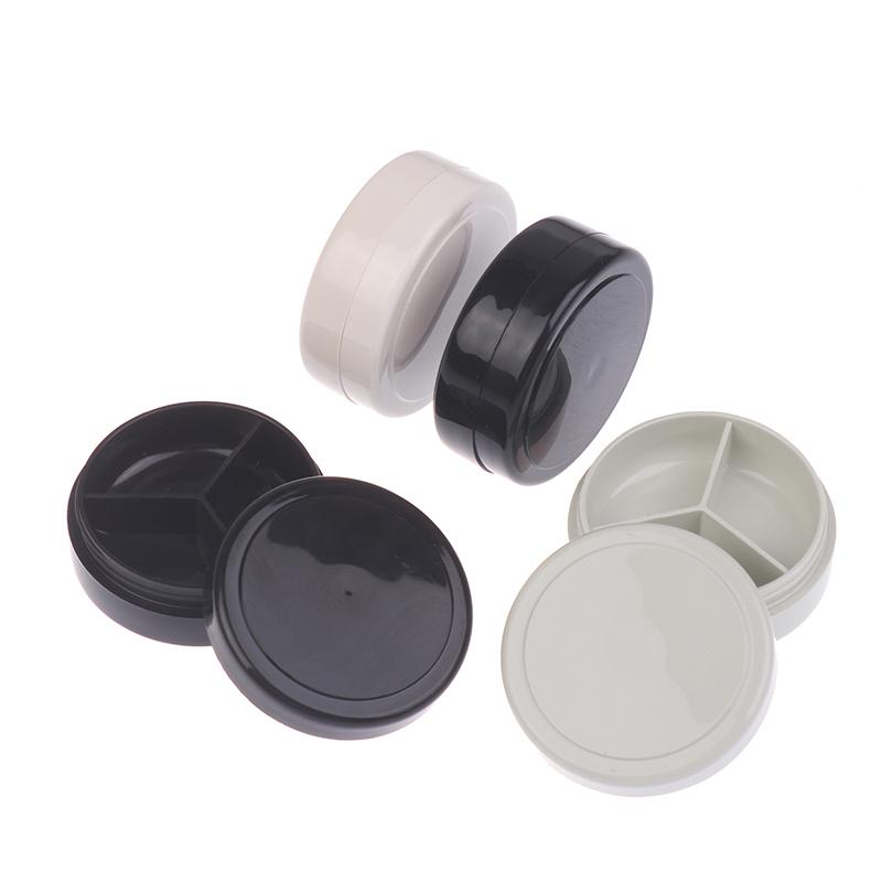 3/4 Grids Nail Patting Gel Empty Jar Glitter Nail Painted Polish Holder Case Packaging Box Manicure Uv Glue Organizer Plastic