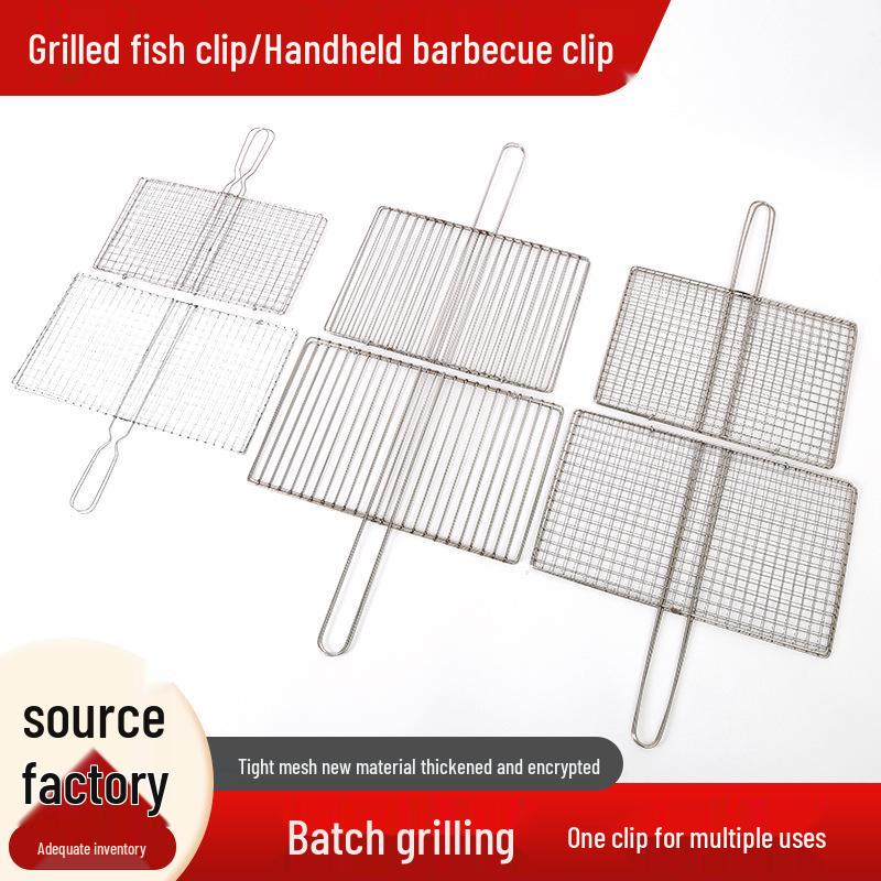 

Сверхпрочные клипсы-гриль для рыбы из нержавеющей стали для домашнего, профессионального и коммерческого использования Stainless Steel 22*40