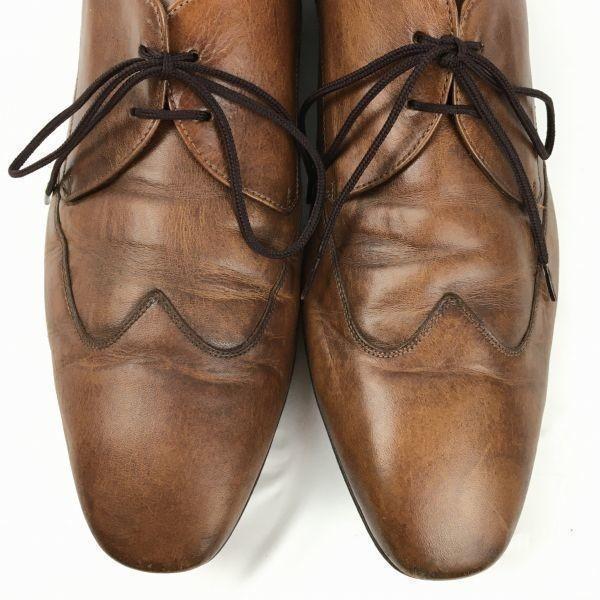 Paul Smith Made In Italy Wingtip Business Shoes Brown Size 44 (Approx. 27.528.5cm) Men's(USED)