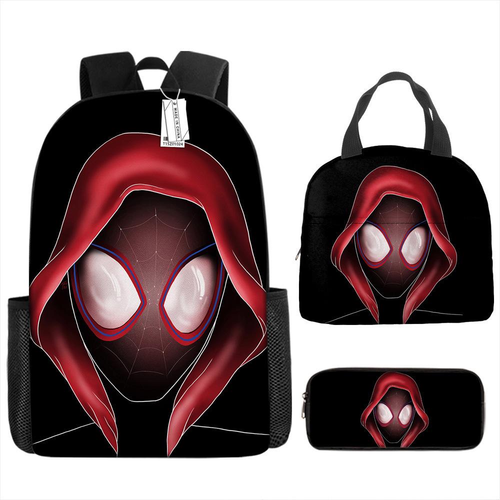 Backpack Elementary School Bag Children'S Lunch Bag Pencil Case Three-Piece Set