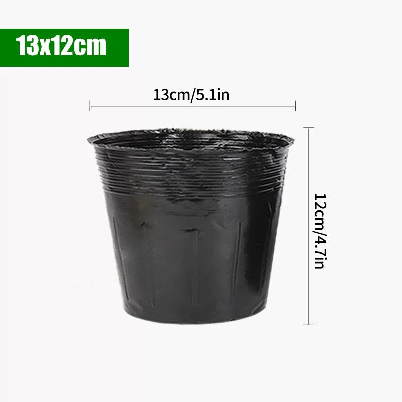 10 Stück Einwegbecher für Sämlinge im Kindergarten Kunststoff Dicke Sämlingsbecher Gemüse Anzucht Topf Garten Anzuchttasche Zubehör