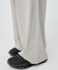 Chaebteoegseu Curved Line Cooling Wide Trousers (Beige)