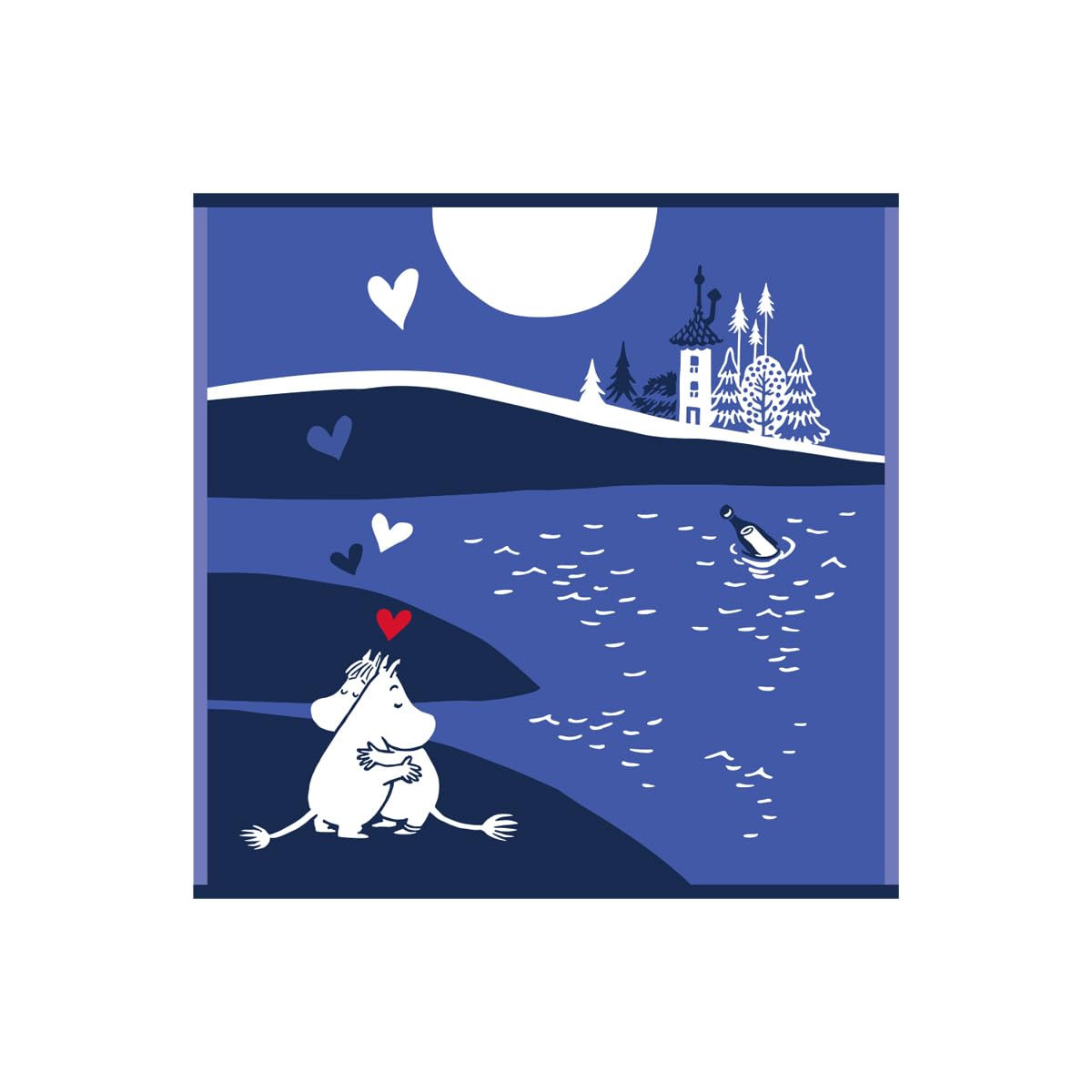 

JIKAN STYLE Moomin Gauze Gift for Kindergarten Entrance 25 x 25 05877 Handkerchief, Triple-Ply Handkerchief, Entrance, Graduation, Ceremony,