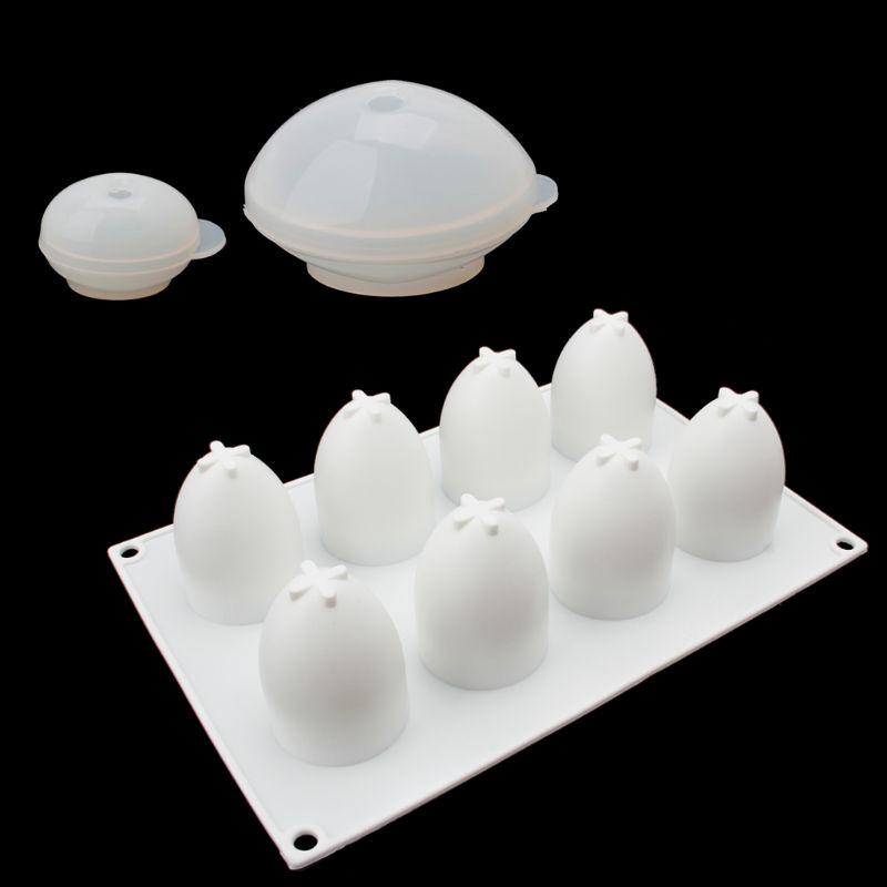 Buy 3D Easter Egg Baking Mold Silicone Mousse Cake Epoxy Resin Casting