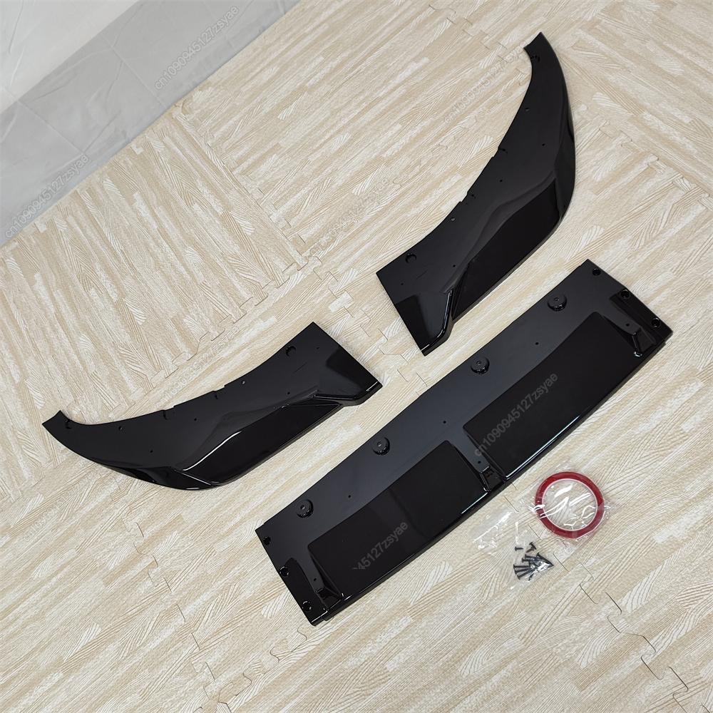 MP Style Car Front Bumper Splitter Lip Spoiler For BMW 7 Series G11 G12 740i 750i Li M760Li M-Sport 2019-2025 Facelift Bodykits