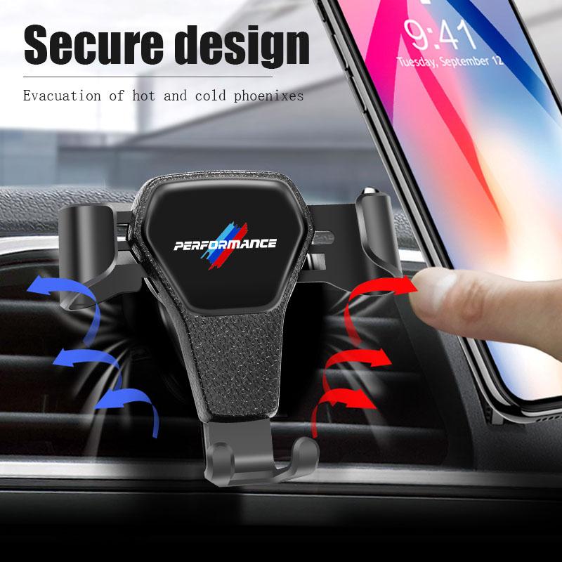 Gravity Car Phone GPS Holder Stand Navigation Support For BMW Performance G20 G30 F40 E36 E39 E46 E60 E90 E93 F01 F10 F30 G0 WT5
