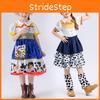 Toy Story Jessie Cosplay Dress Set With Polyester Fabric For Girls Summer Play