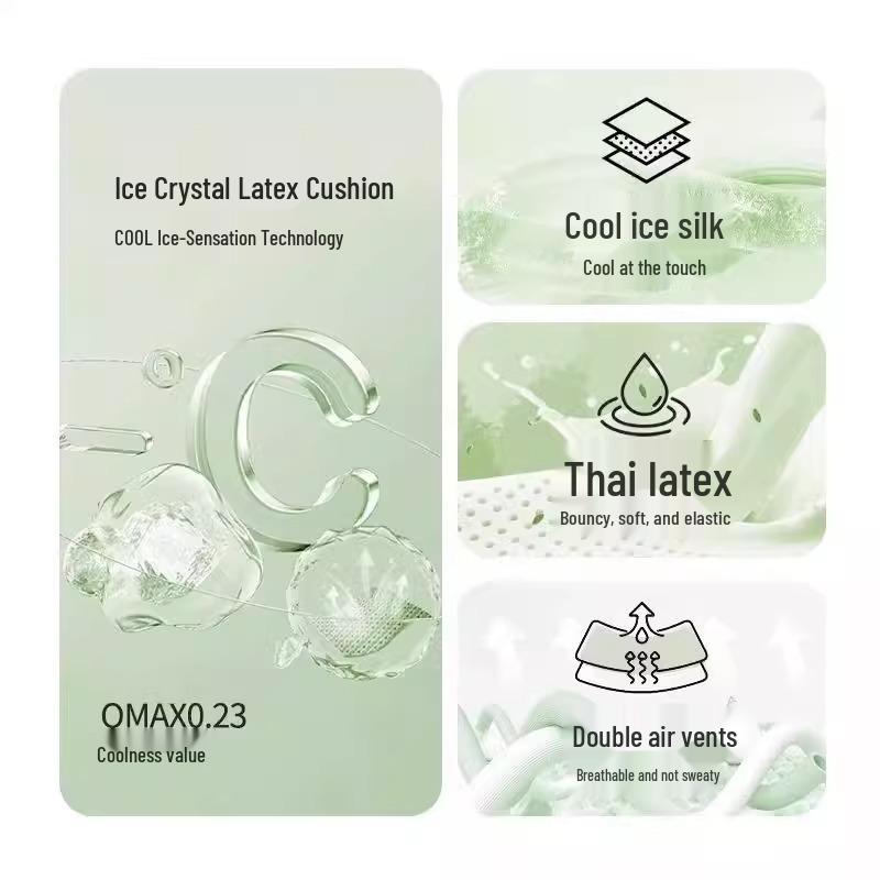 Cool & Comfortable Cartoon Ice Pad for Students - Cute Ice Silk Summer Pad