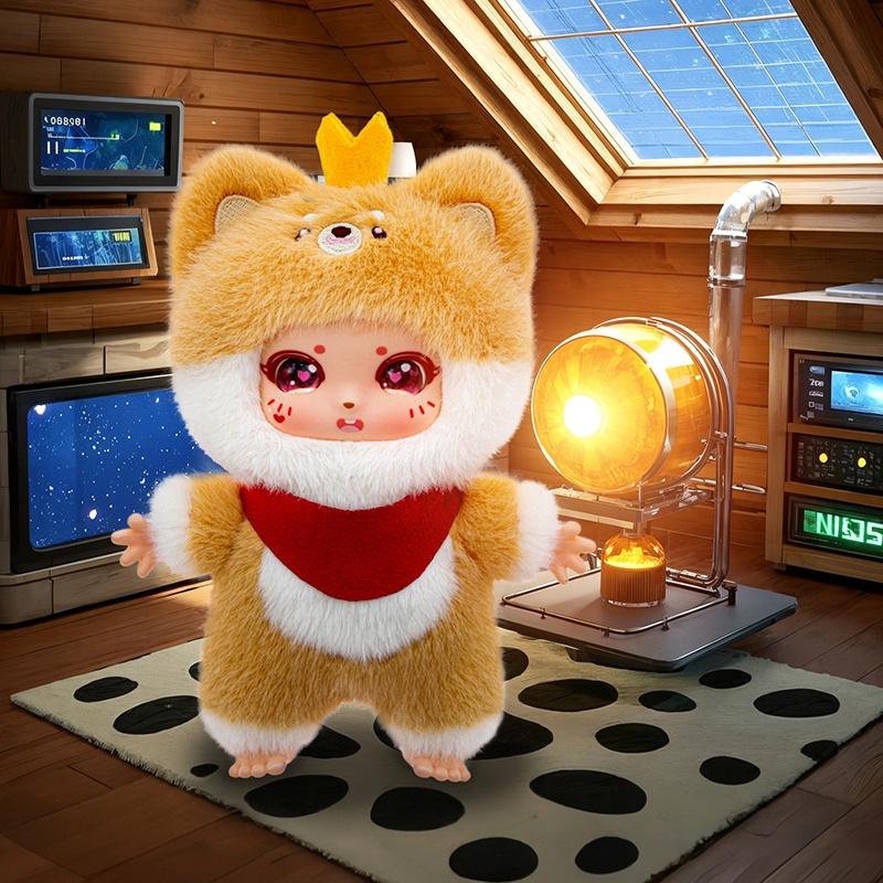 Non-Toxic Cute Animals Vinyl Face Plush Toys Colorful Dolls Popular Stuffed Plush Cow Deer Doy Toy Kid Creative Gifts Christmas Party Toys