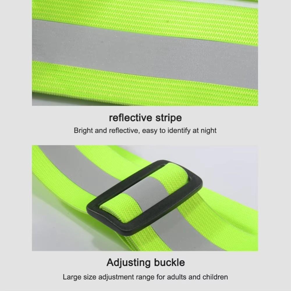 USB Rechargeable Glowing Reflector Vest Waterproof High Visibility Vest New LED Running Vest