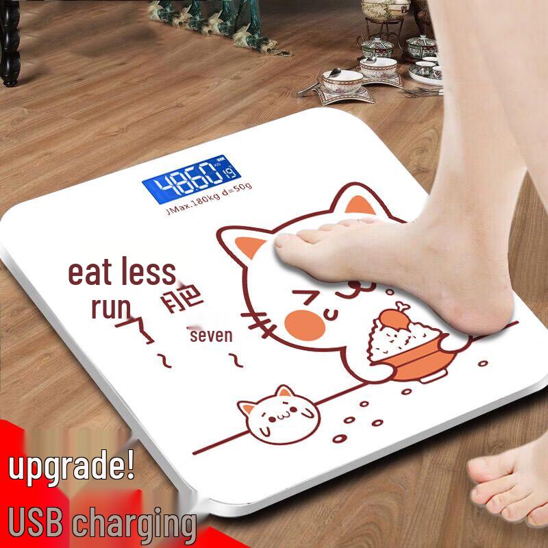 JINMIAO Cartoon Electronic Body Weight Scale (CN version)
