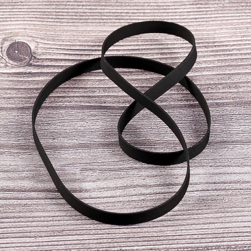 Stable Rubber Drive Belt Black Rubber Record Player Belt with Good Elasticities for Record Player Acoustic Equipment