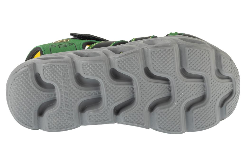 Skechers John Deere: Hypno-Splash - Traktor, für Jungen grüne Sandalen