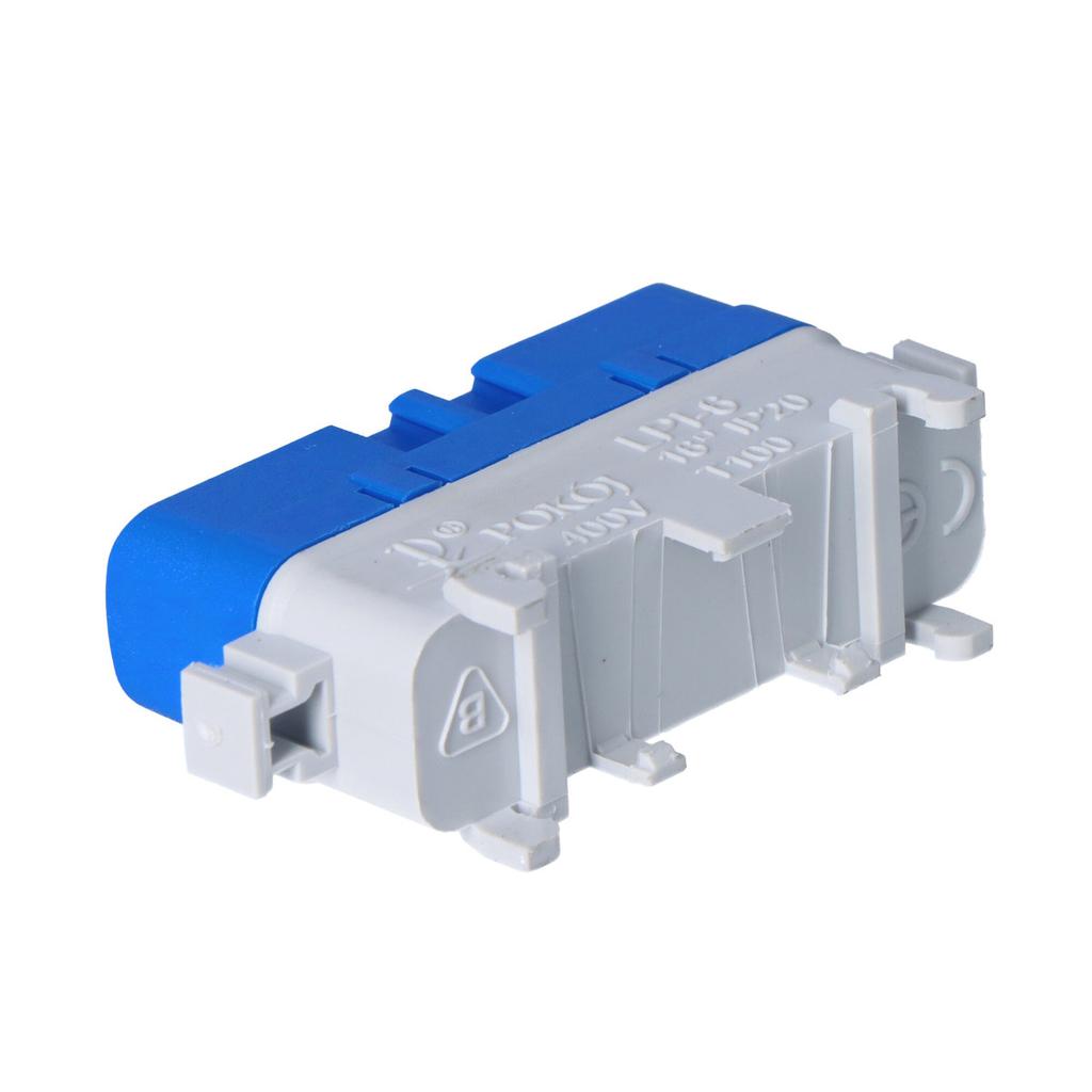 Insulating terminal block LPI-6 blue