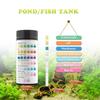 Aquarium Test Strips 50Pcs Easy Testing for PH Chlorine Hardness Alkalinity Fishtank Water Quality Carbonate Test Strips