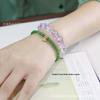 Women's High-End Lavender Amethyst Beaded Bracelet - Elegant National Style Design