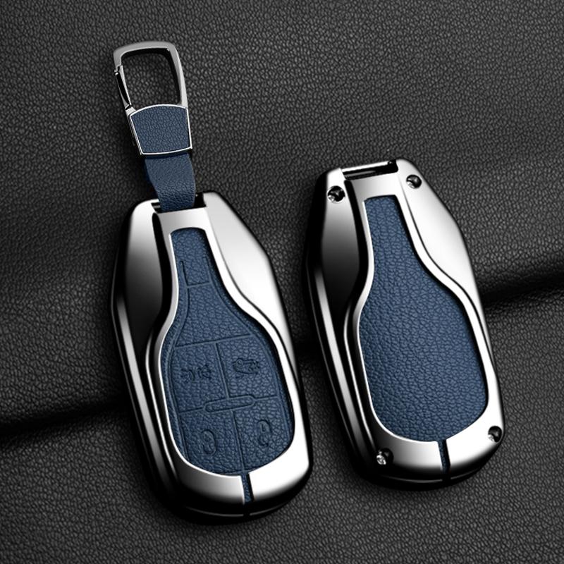 Zinc Alloy Car Key Case for Maserati Ghibli President Grecale Levante GranTurismo Quattroporte GranCabrio MC2  Accessories