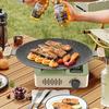 Portable 3-Burner Camping Gas Stove, Compact Foldable Outdoor Stove for BBQ and Camping
