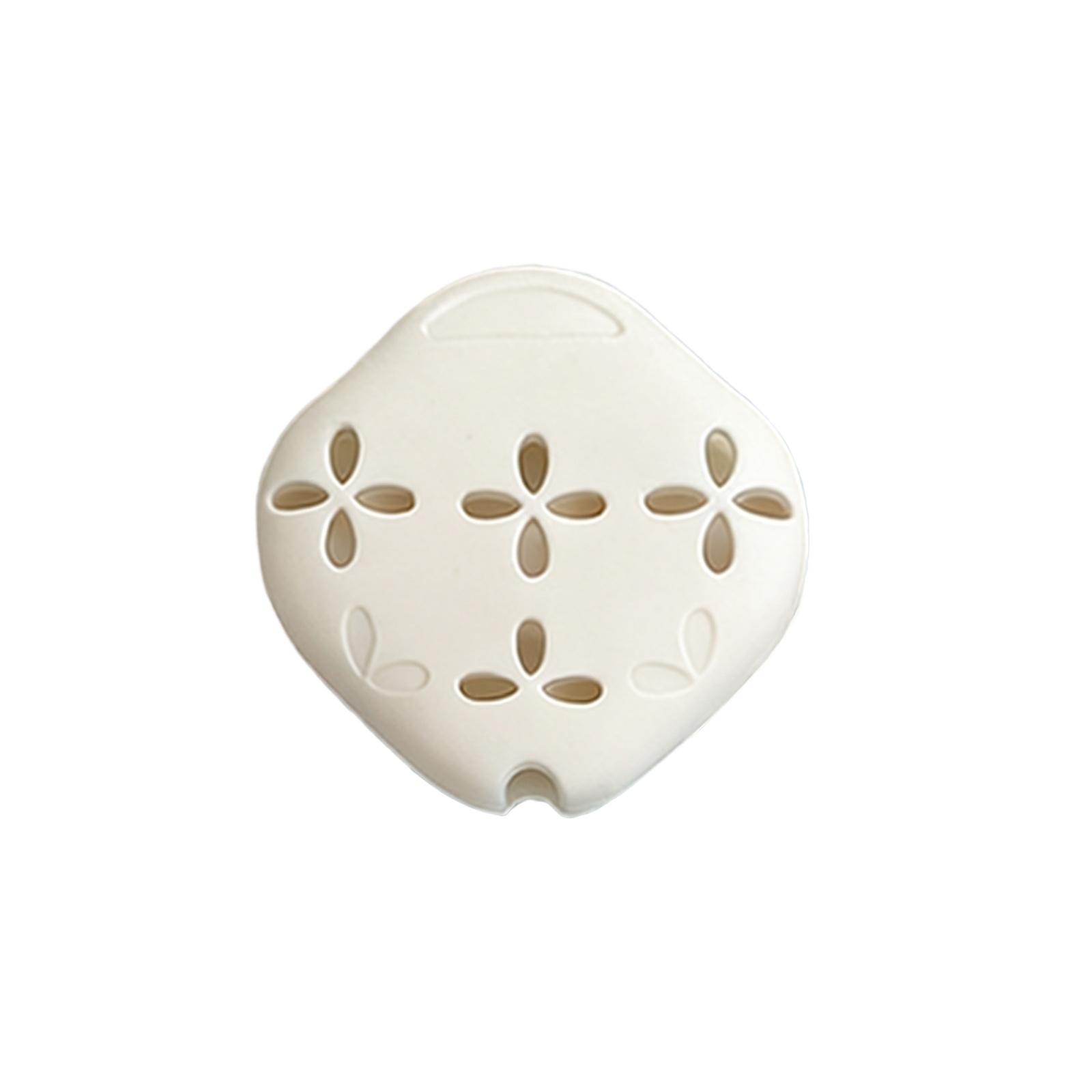 

Silicone Multifunctional Household Deodorizing Aromatherapy Tray Box with Floral Vent Design for Storage and Freshness One Size