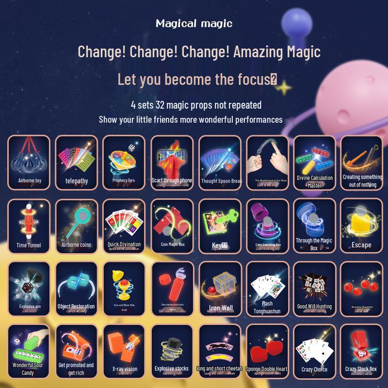 Magic Performance Prop Set: Parent-Child Interactive Learning & Gift Box