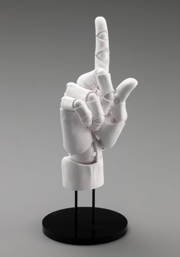 1/1 Scale Men's Hand Model R - White Action Figure, Artist Support Item