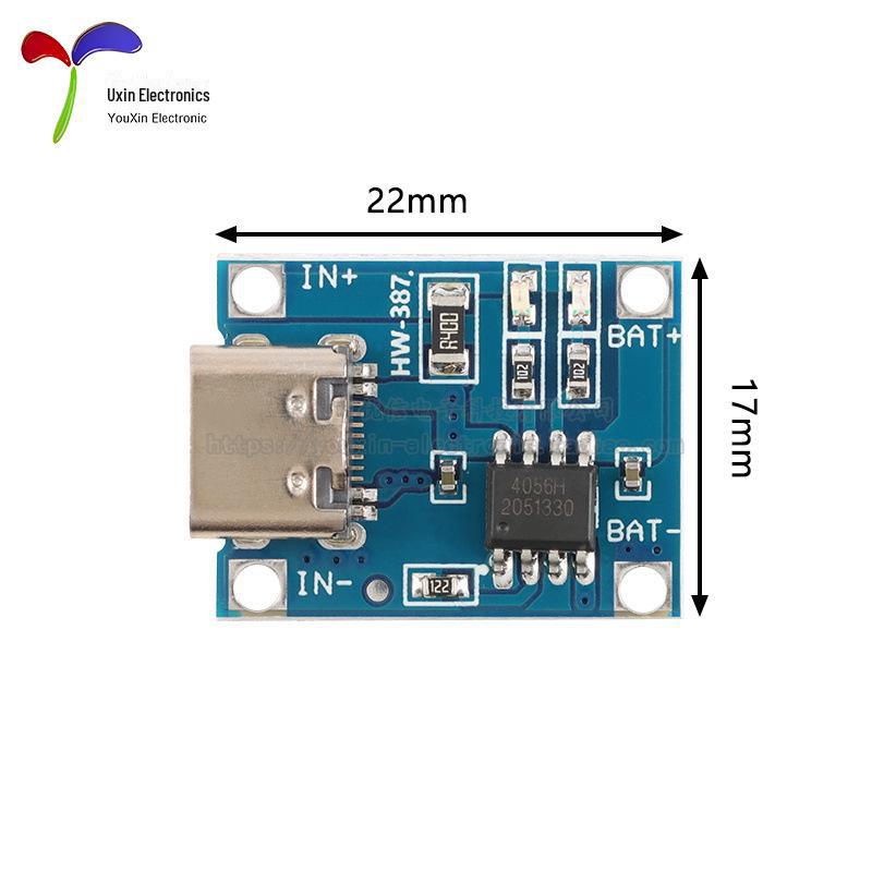 TP4056 1A Lithium Battery Charging Module with Type-C USB Interface