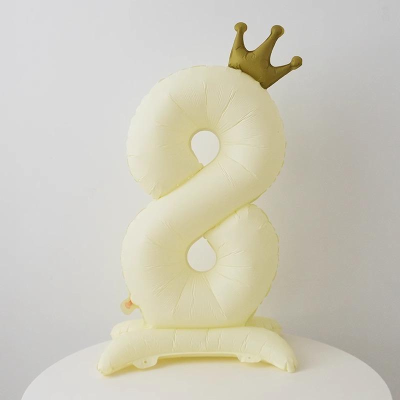 32inch Gold Rose Blue Silver Number Aluminum Film Balloons Digital Baby Shower Christmas Wedding Happy Birthday Party Decoration