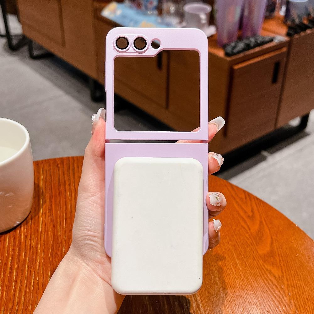 For Magsafe Magnetic Wireless Charger Phone Case for Samsung Galaxy Z Flip 3 4 5 6 7 Flip5 Flip6 Flip7 FE Soft Silicone Cover