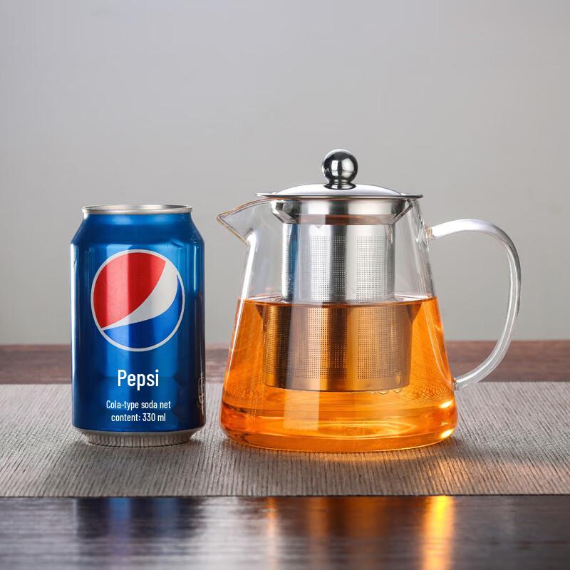 

Yi Pan Heat-Resistant Glass Teapot with Stainless Steel Filter