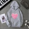 Mingxin clothing real shot printing hooded sweater women's autumn fashion personality loose zipper sweater foreign trade jacket wholesale