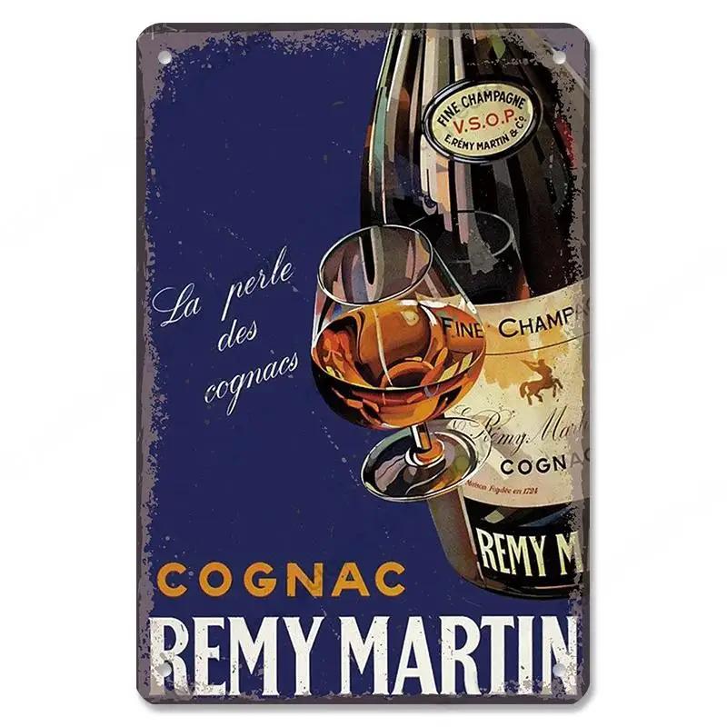 Vintage Whiskey Cigar Poster Metal Tin Sign Plaque Retro Decorative Plates For Garage Club Man Cave Bar Hotel Cafe Wall Decor