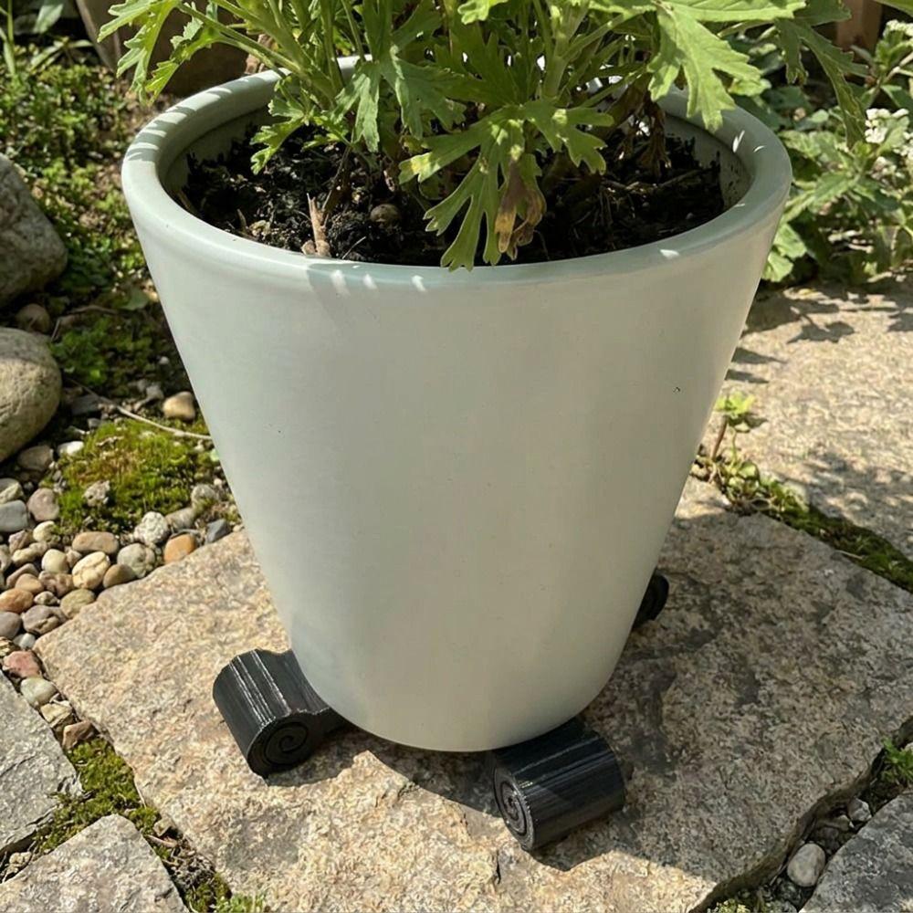 3Pcs 3D Printed Mini Cylindrical Plant Pot Risers Planter Support Blocks Indoor Potted Plants