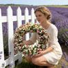 Spring & Summer Texas Wildflower Wreath for Front Door and Courtyard Decoration