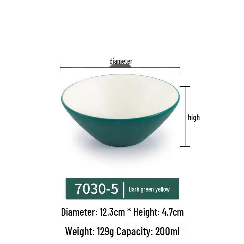 Conical Melamine Noodle Bowl