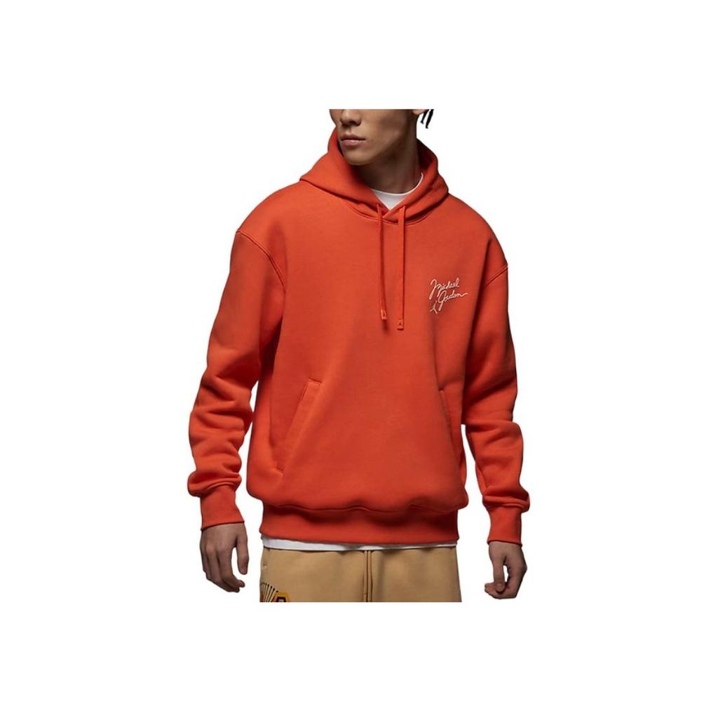 Jordan Flight MVP Fleece Hoodie Men Tops Orange DV7577-817
