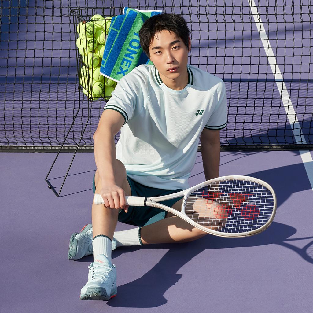 YONEX 255Ts011M Pale Mint Men'S Color Point Tennis Gamewear