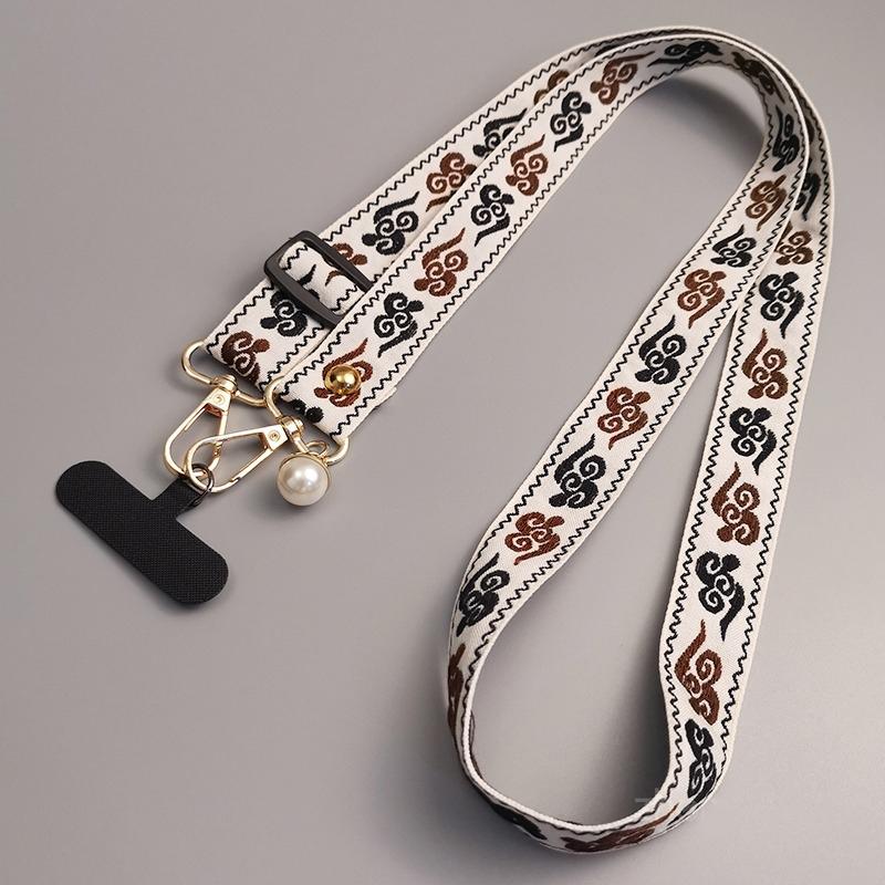 

Стильный ремешок для телефона из нейлона Color Cloud, ремешок через плечо, модные аксессуары для мобильных телефонов, универсальный ремешок, регулируемый ремешок